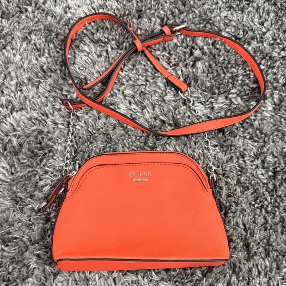 GUESS Vibrant Orange Crossbody Bag